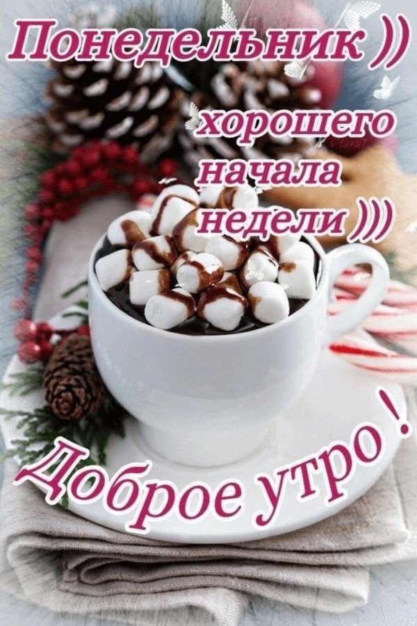 Доброго понедельника и удачной недели утра